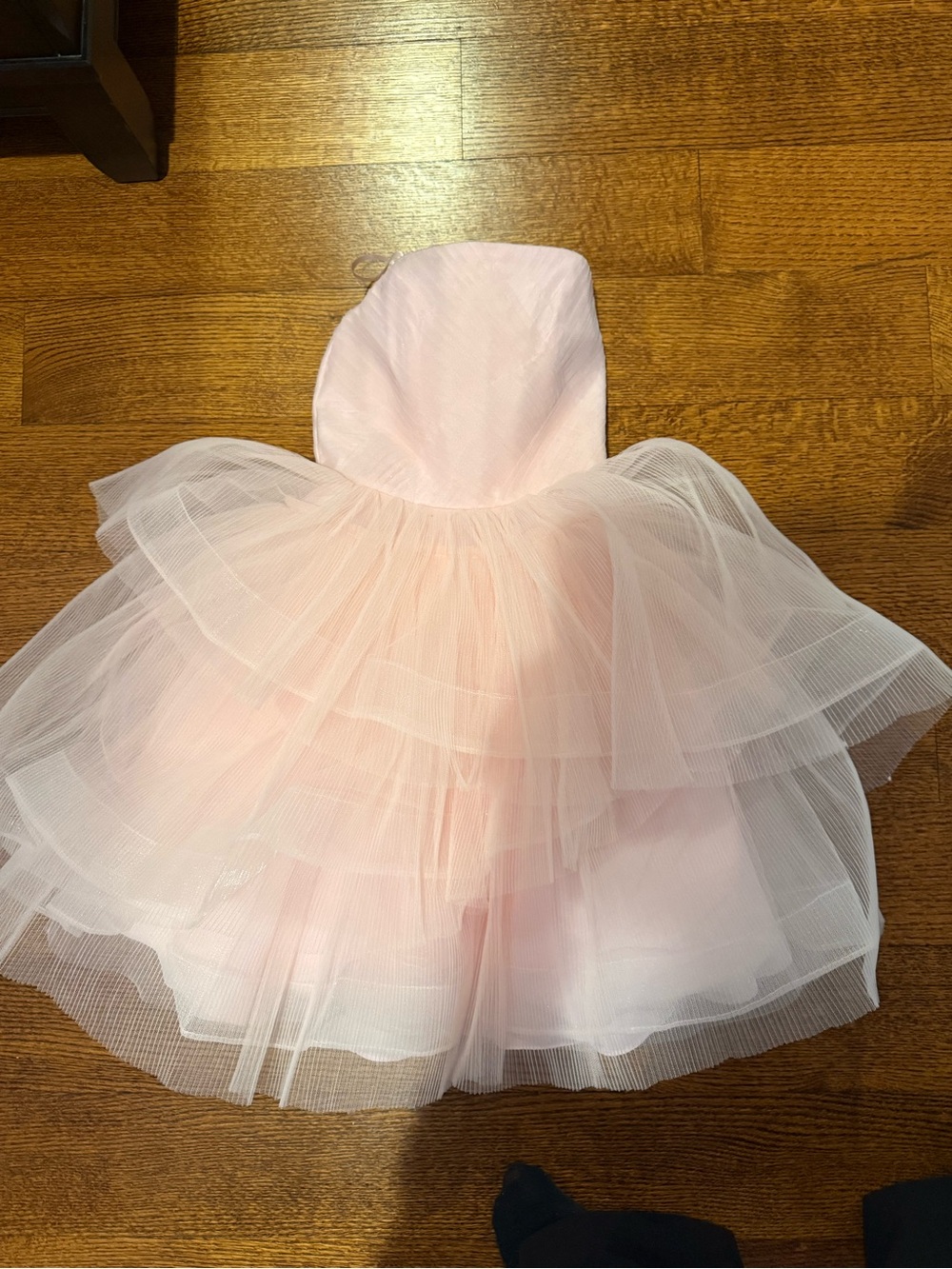 Jovani girls strapless formal dress